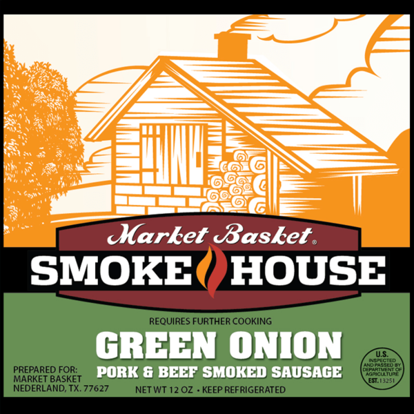 Green Onion Pork and Beef Smoked Sausage