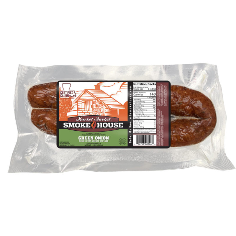 Green Onion Smoked Sausage - MB Smokehouse