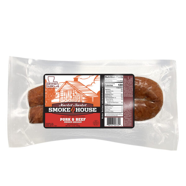 Pork and Beef Smoked Sausage - MB Smokehouse