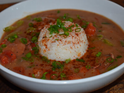 Green Onion Sausage Gumbo - Cajun Recipes