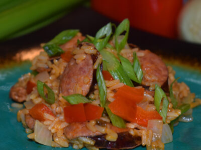 Smoked Pure Pork Sausage Jambalaya - Cajun Recipes