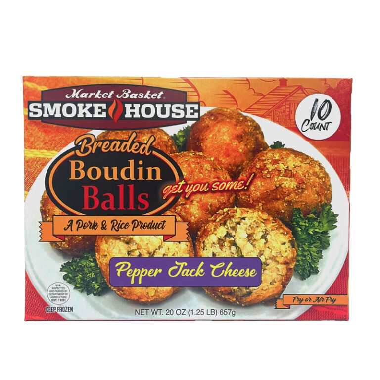 Pepper Jack Breaded Boudin Balls - Market Basket Smokehouse