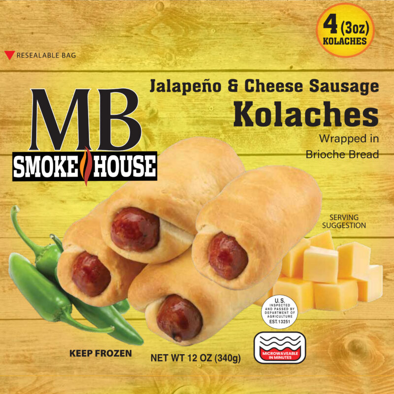Jalapeno & Cheese Sausage Kolaches